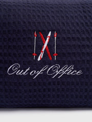 Abbode Out of Office Skiing Waffle Pouch