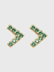 Accessory Concierge Pave Chevron Stud Earring
