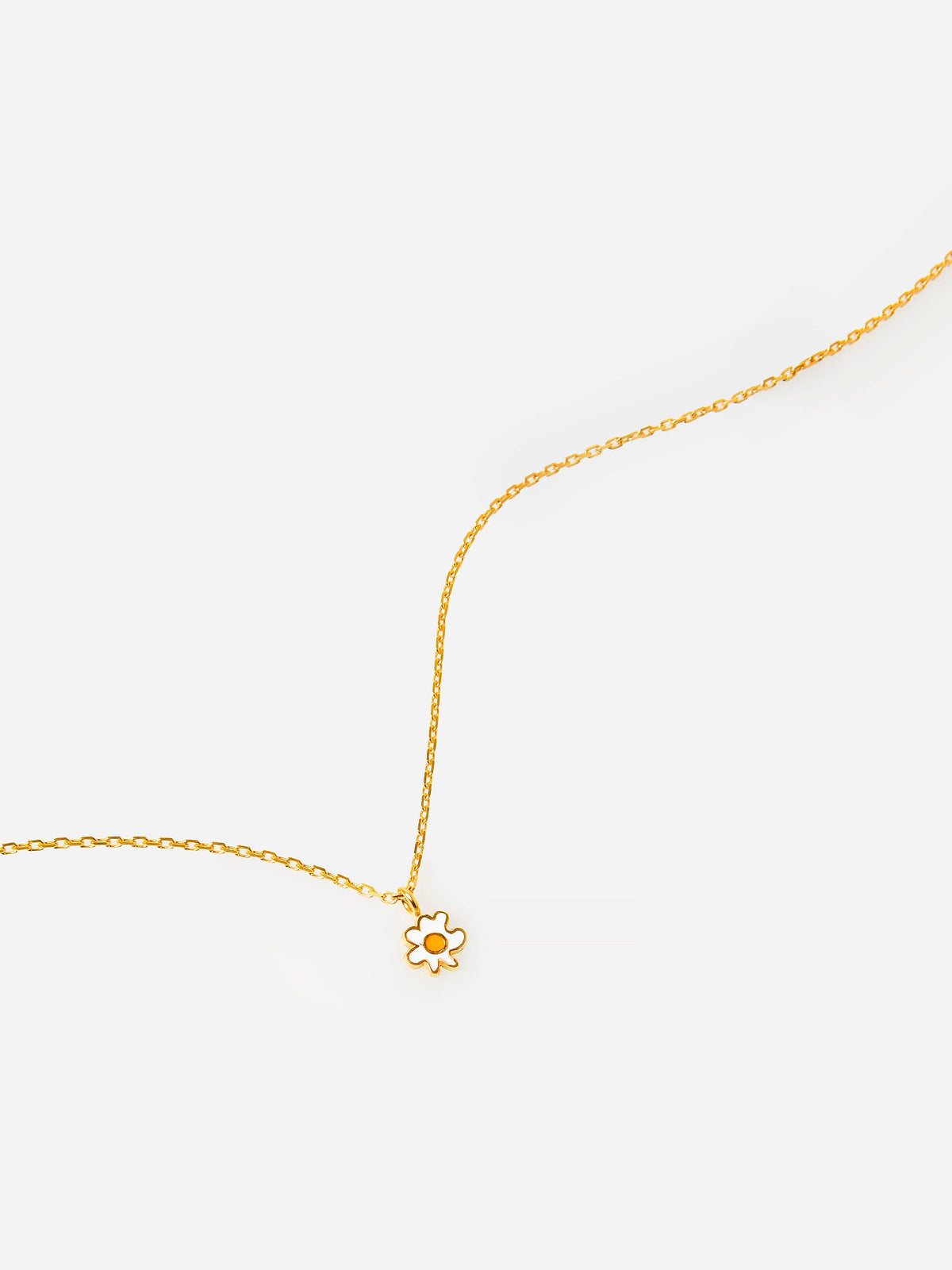 10 Deco Art Women's Little Chamomile Flower Pendant Necklace
