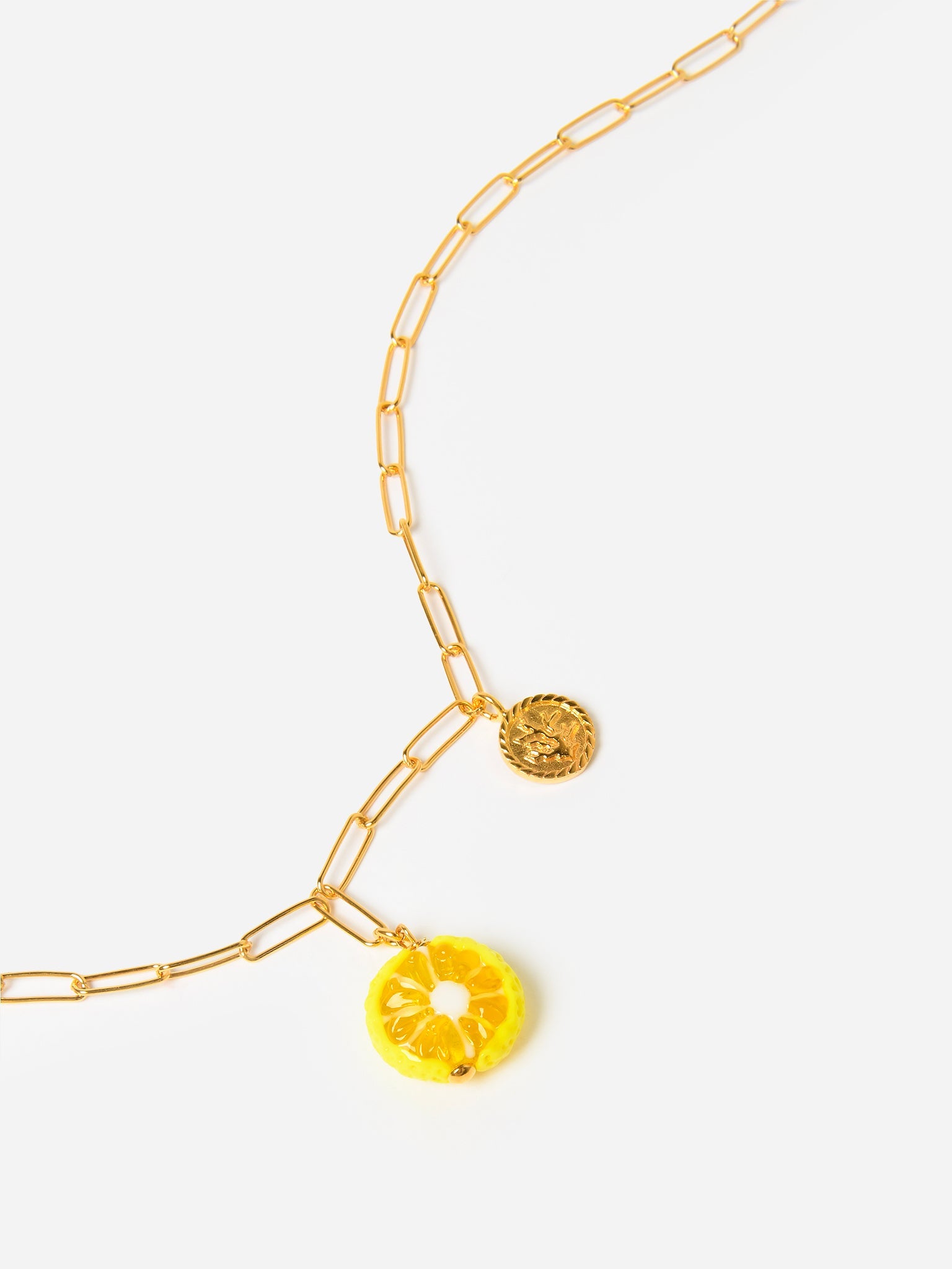 10 Deco Art Women's Lemon Pendant Necklace