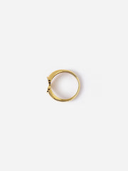 Adina Reyter Women's Folded Heart Signet Ring