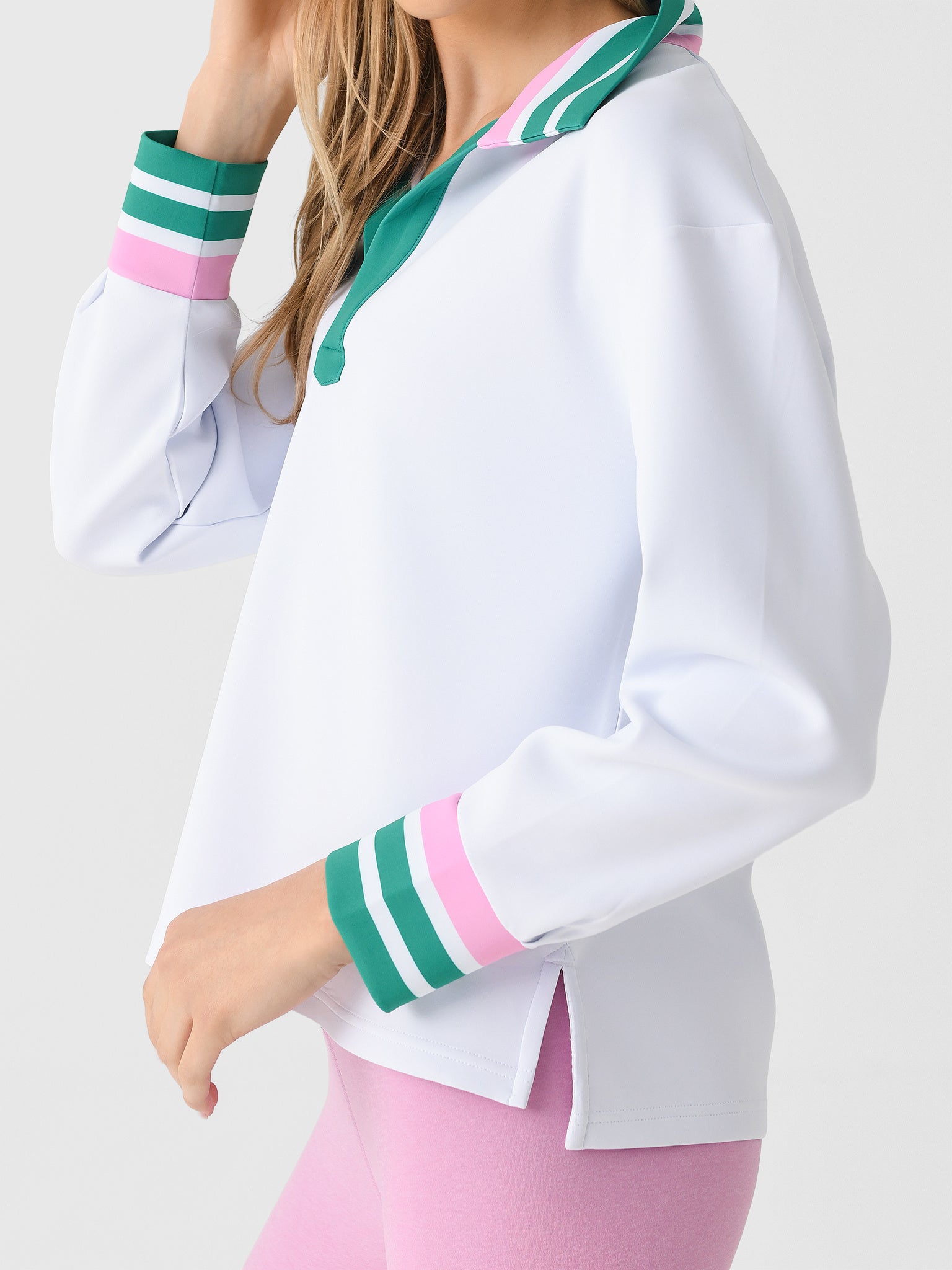 Addison Bay Women's Easy Rugby Sweatshirt