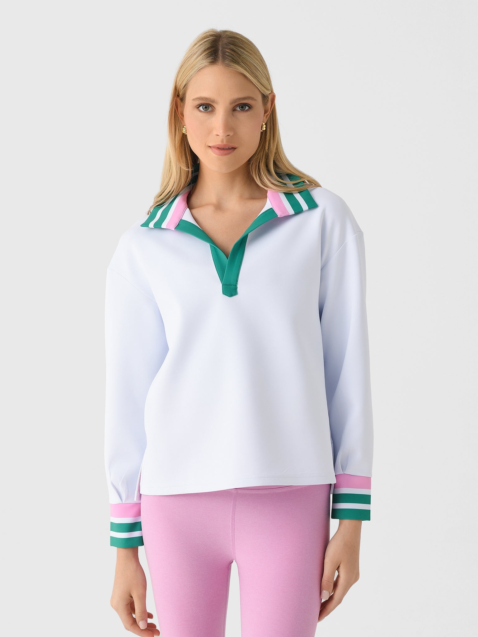 Addison Bay Women's Easy Rugby Sweatshirt