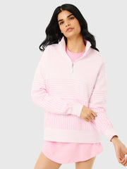 Addison Bay Women's Soft Luxe Varsity Quarter-Zip