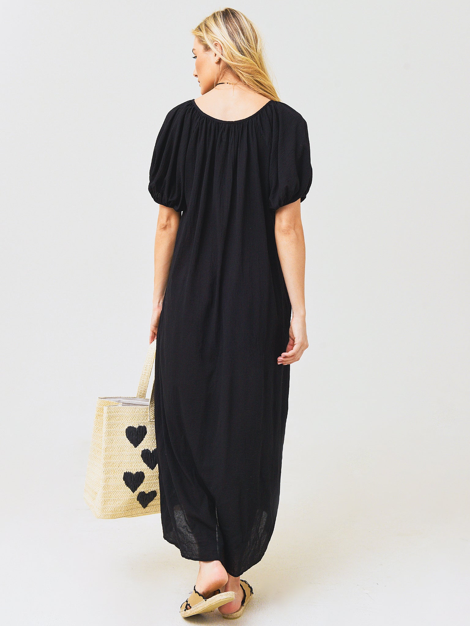 9 Seed Women's Sand Hill Cove Puff Sleeve Midi