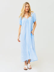 9 Seed Women's Sand Hill Cove Puff Sleeve Midi
