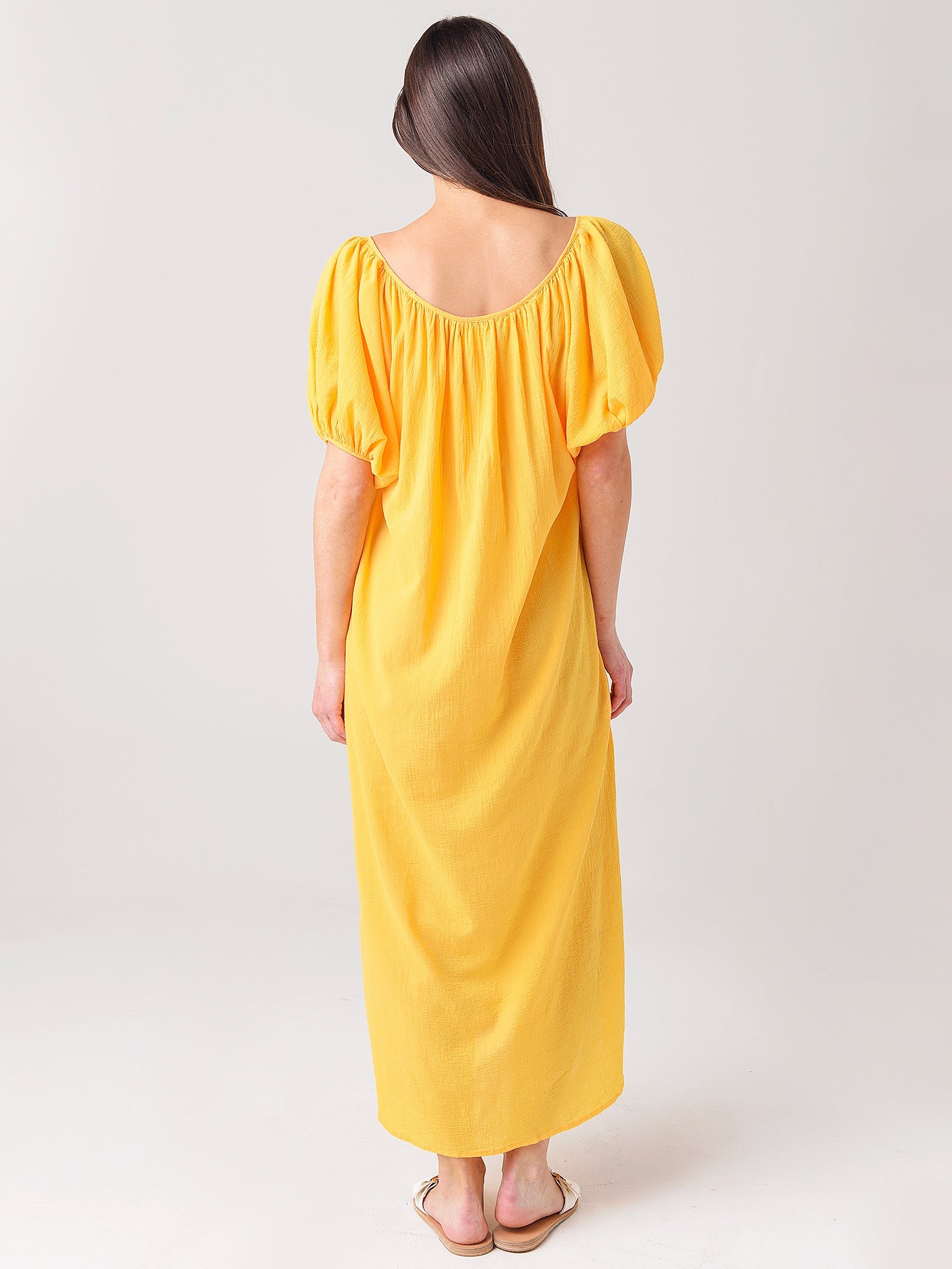 9 Seed Women's Sand Hill Cove Puff Sleeve Midi