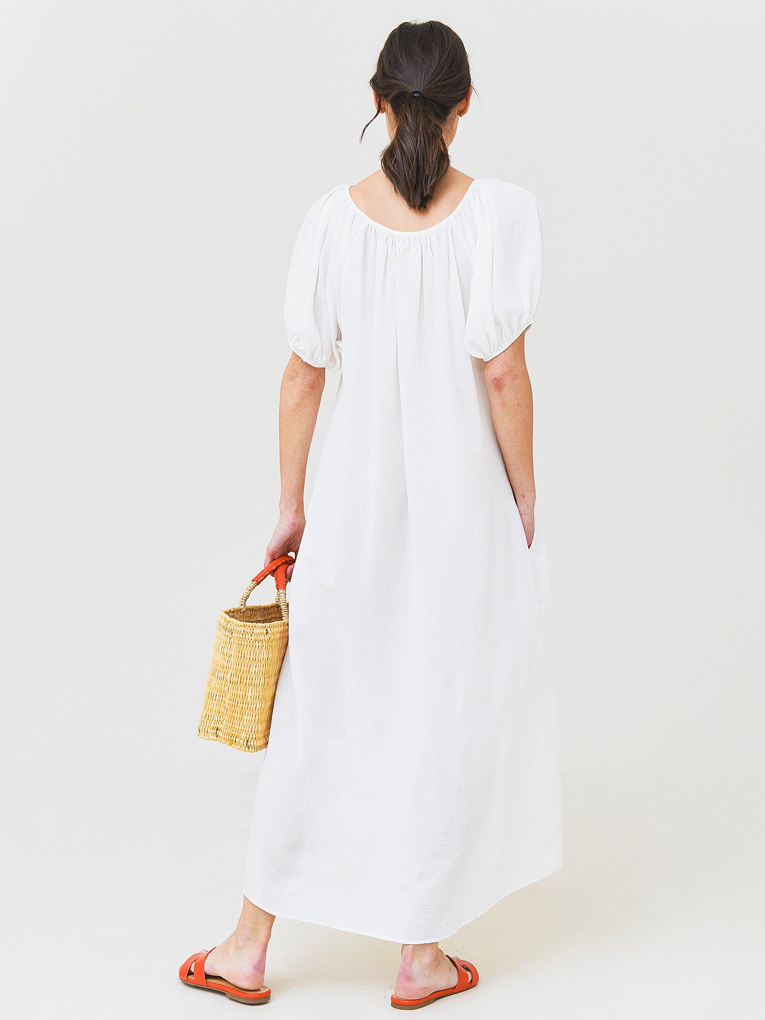 9 Seed Women's Sand Hill Cove Puff Sleeve Midi