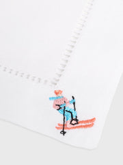 Abbode Skier Cocktail Napkin Set