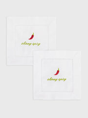 Abbode Skinny Spicy Cocktail Napkin Set