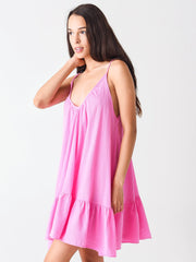 9 Seed Women's St Tropez Ruffle Mini Cover-Up Dress