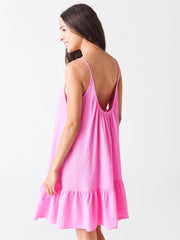 9 Seed Women's St Tropez Ruffle Mini Cover-Up Dress