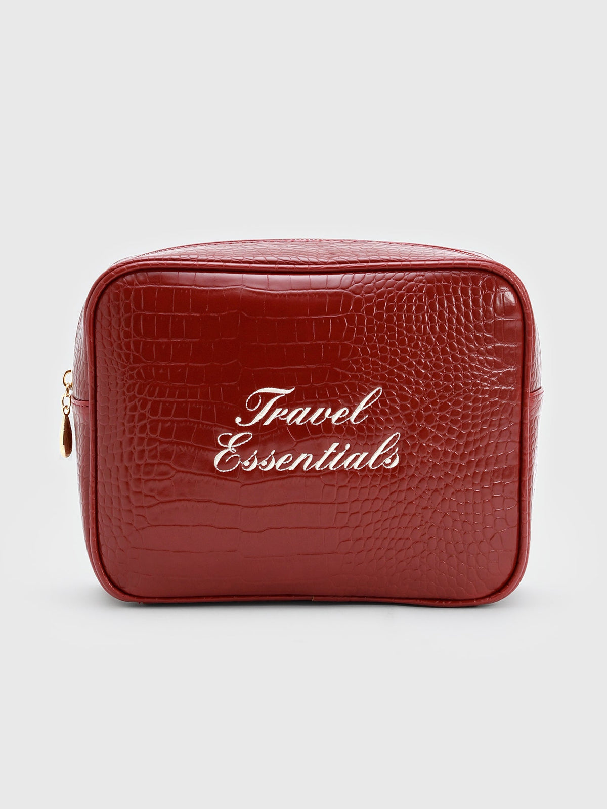 Abbode Travel Essentials Small Croc Pouch