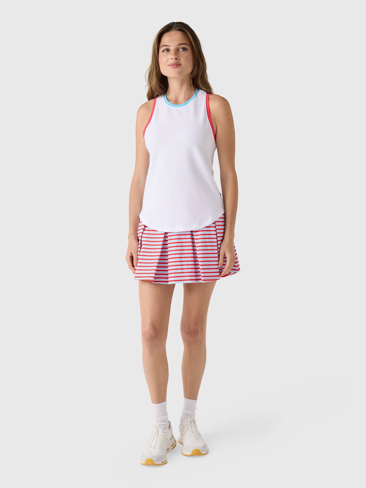 Addison Bay Women's Smooth Sport Pleated Racquet Skort