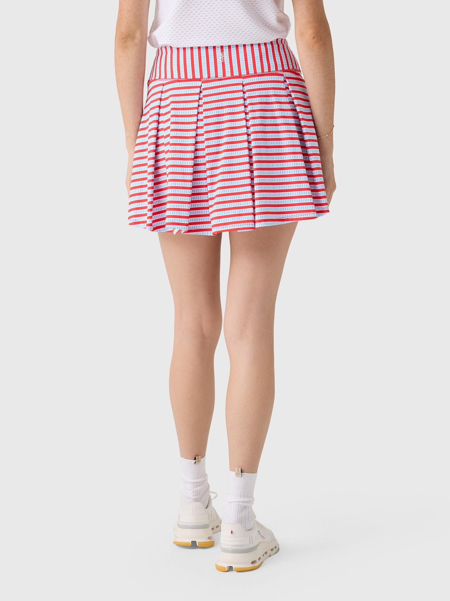 Addison Bay Women's Smooth Sport Pleated Racquet Skort