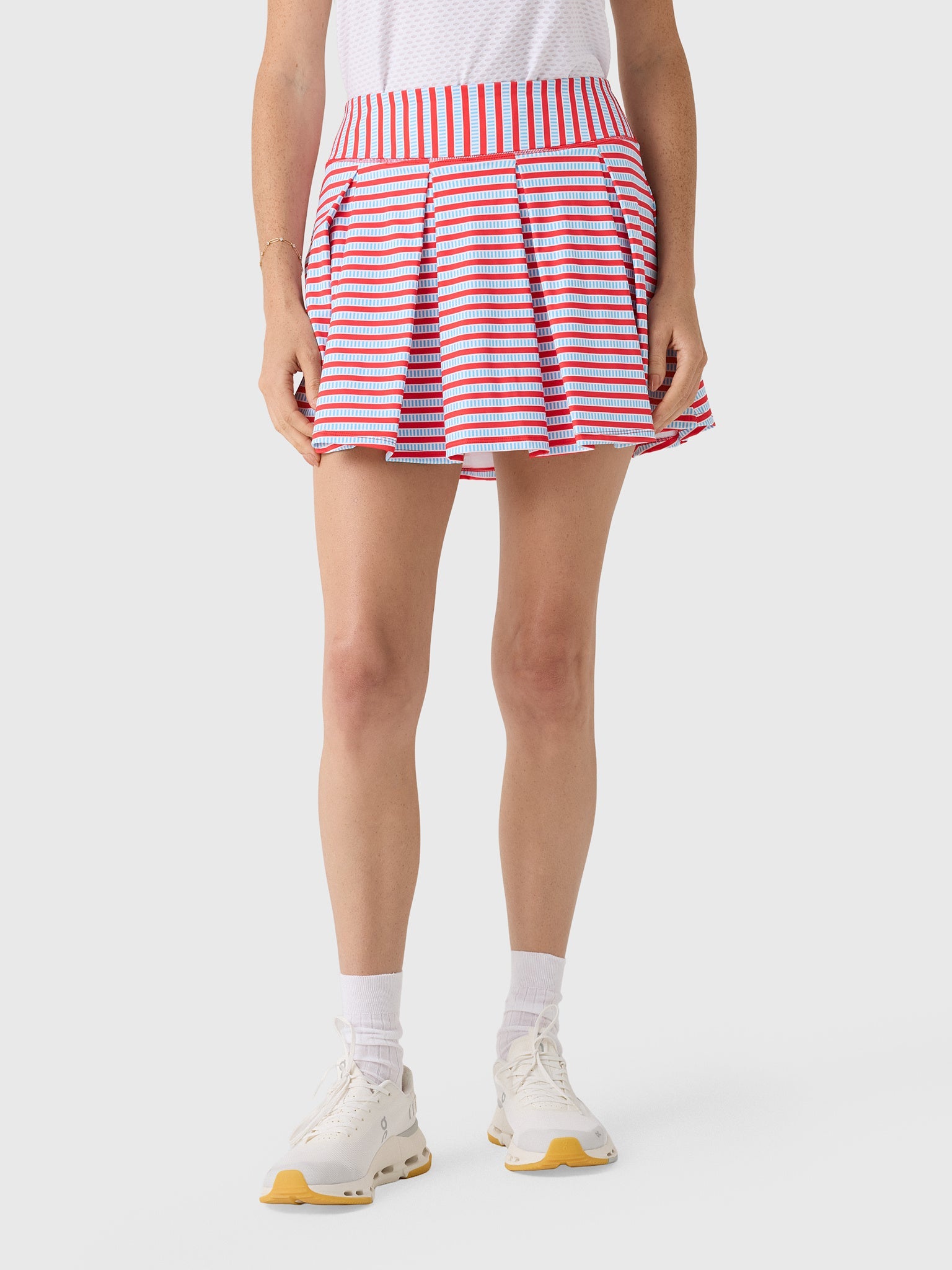 Addison Bay Women's Smooth Sport Pleated Racquet Skort