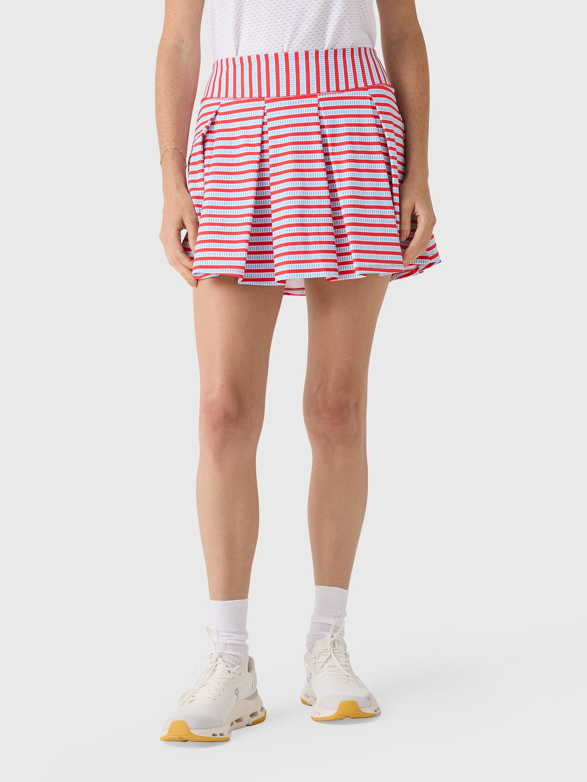 Addison Bay Women's Smooth Sport Pleated Racquet Skort